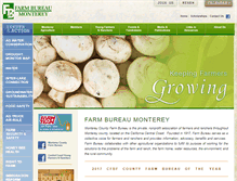 Tablet Screenshot of montereycountyfarmbureau.org